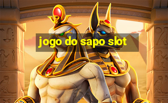 jogo do sapo slot