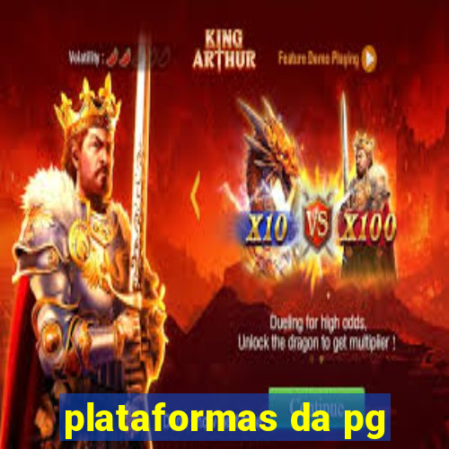 plataformas da pg