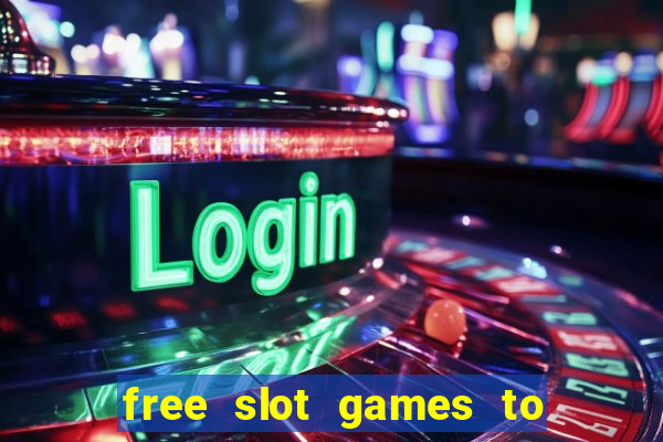 free slot games to win real money