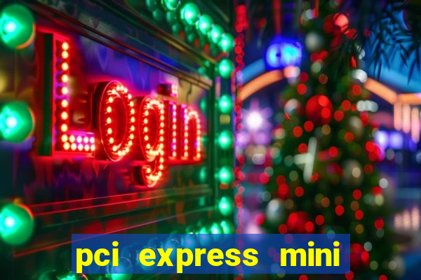 pci express mini card slot