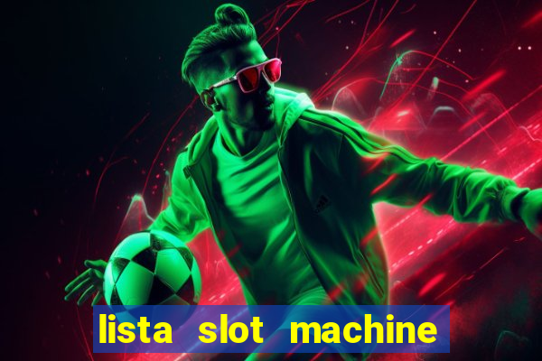 lista slot machine da bar