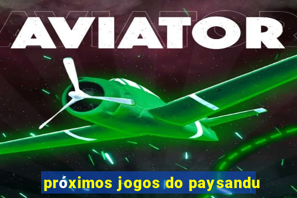 próximos jogos do paysandu