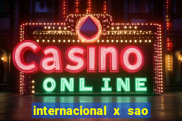 internacional x sao paulo palpite