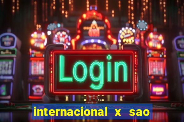 internacional x sao paulo palpite