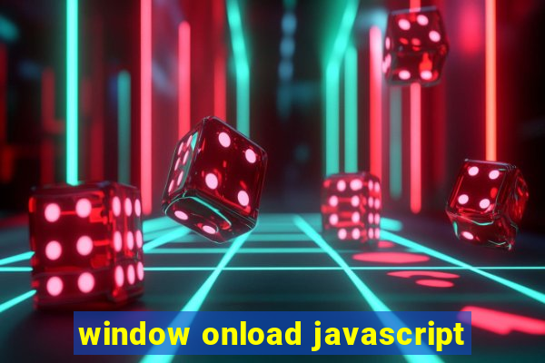 window onload javascript