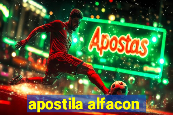 apostila alfacon