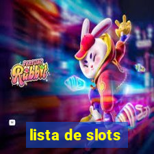 lista de slots