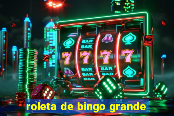 roleta de bingo grande