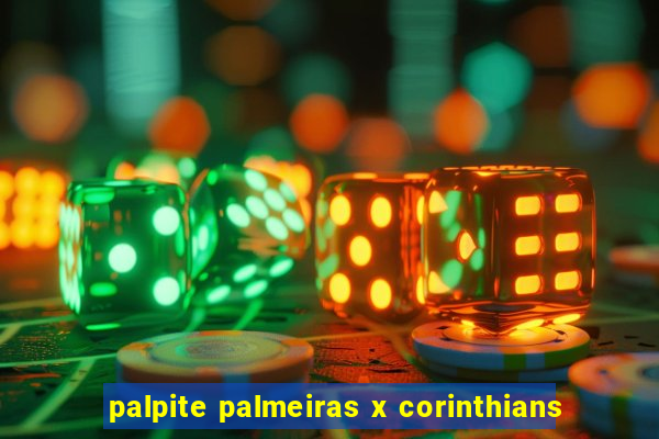 palpite palmeiras x corinthians