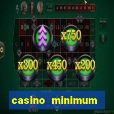 casino minimum deposit $1