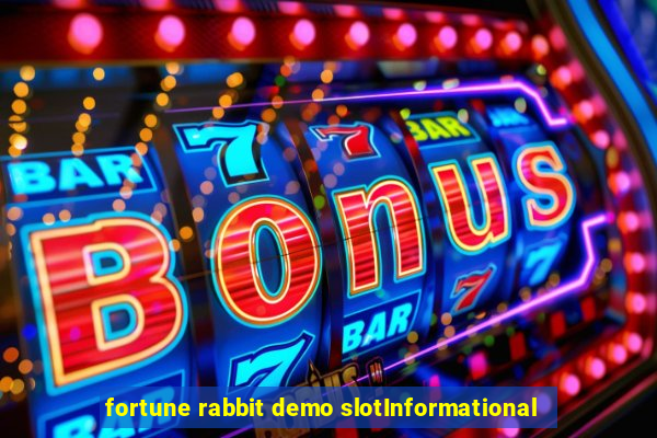 fortune rabbit demo slotInformational