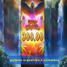 palpite argentina x colombia