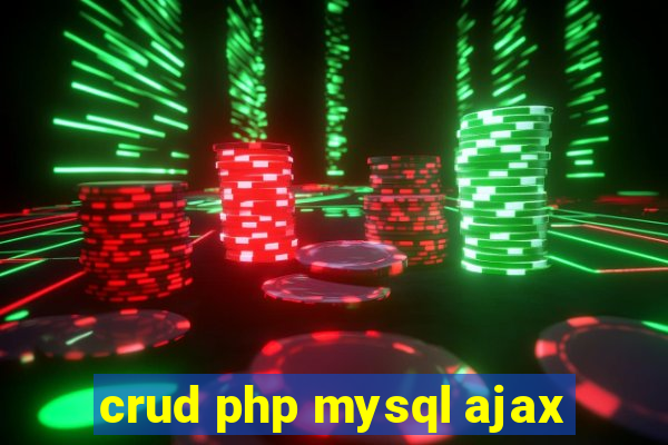 crud php mysql ajax