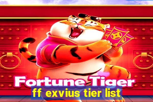 ff exvius tier list