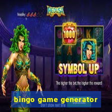 bingo game generator