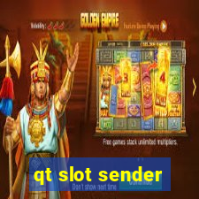 qt slot sender