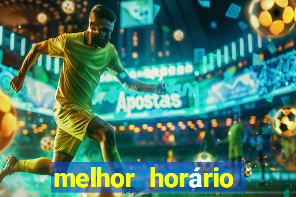 melhor horário para jogar fortune coelho hoje