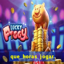 que horas jogar fortune tiger