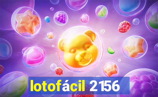 lotofácil 2156