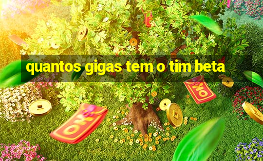 quantos gigas tem o tim beta