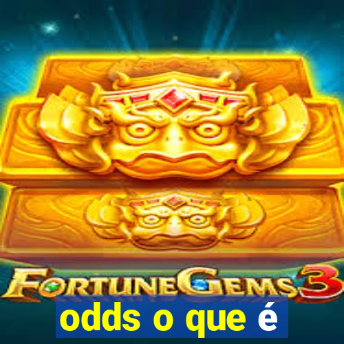 odds o que é