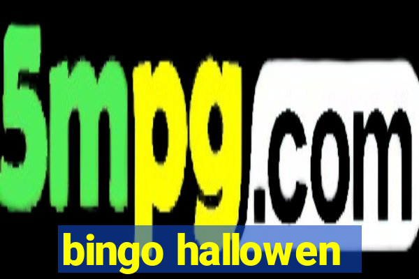 bingo hallowen