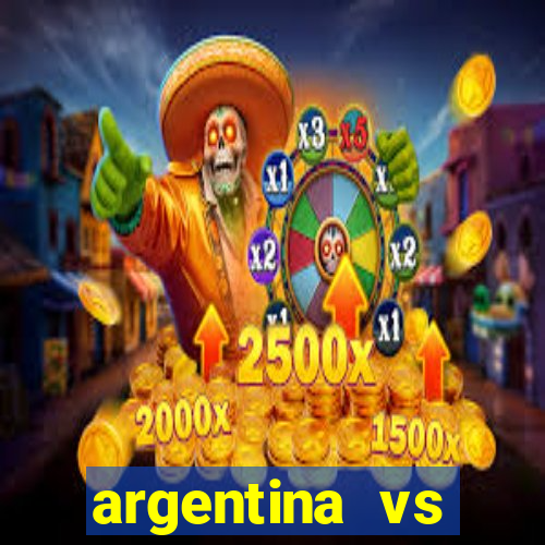 argentina vs colombia ao vivo