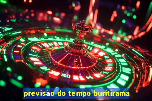 previsão do tempo buritirama