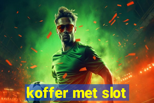 koffer met slot