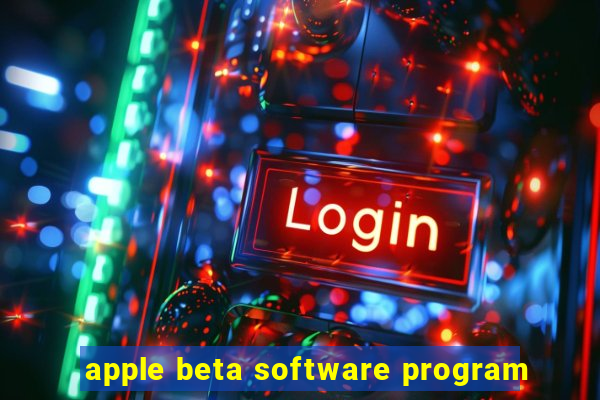 apple beta software program