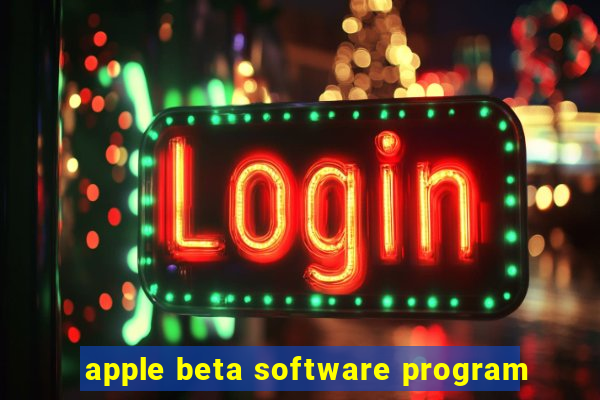 apple beta software program