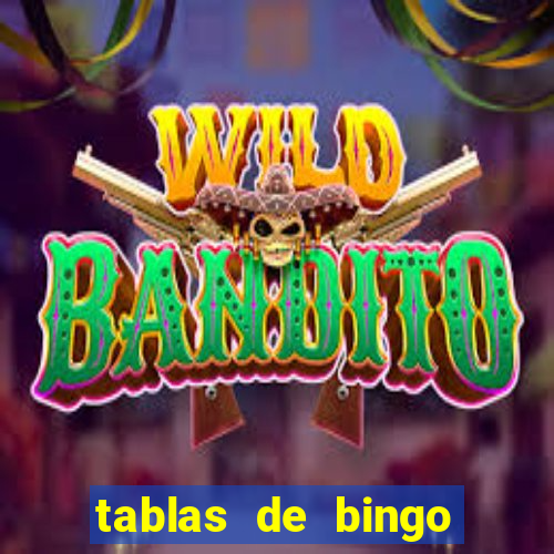 tablas de bingo para imprimir en excel