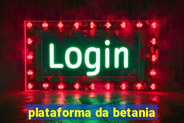 plataforma da betania