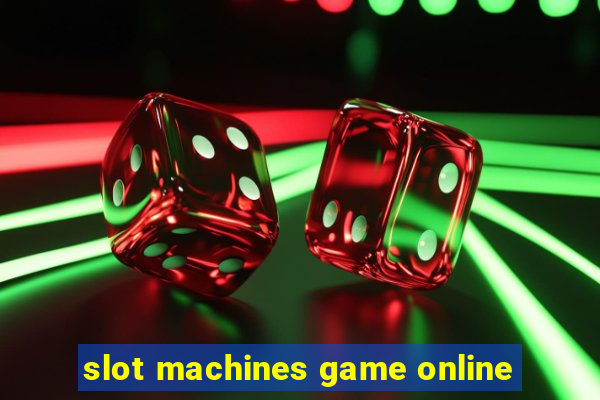 slot machines game online