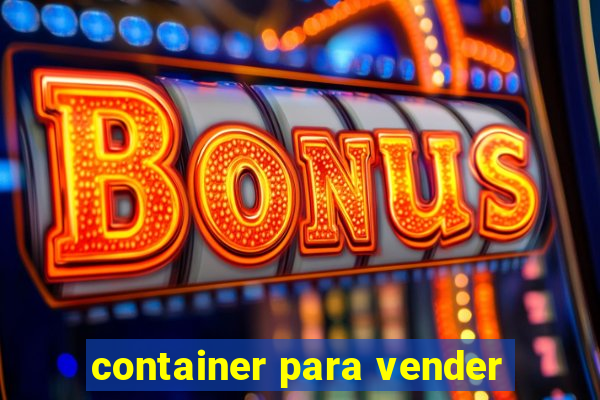 container para vender