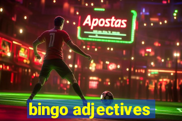 bingo adjectives