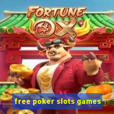 free poker slots games