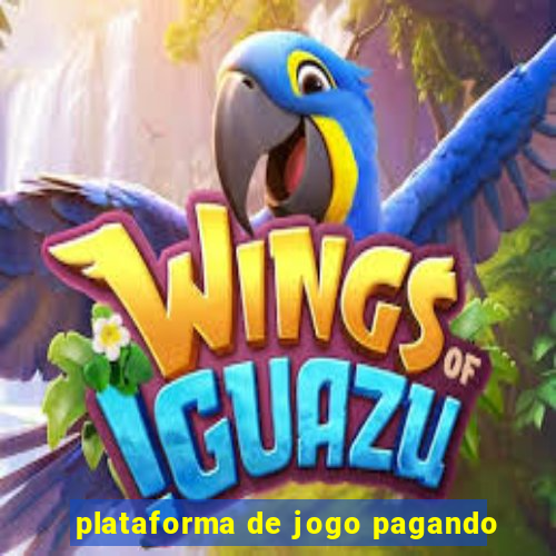 plataforma de jogo pagando