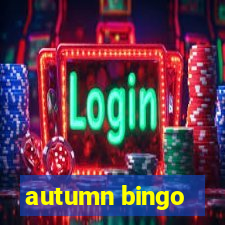 autumn bingo