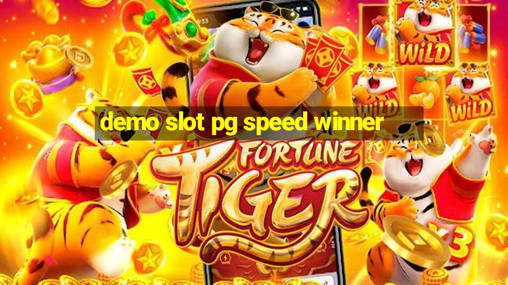 demo slot pg speed winner