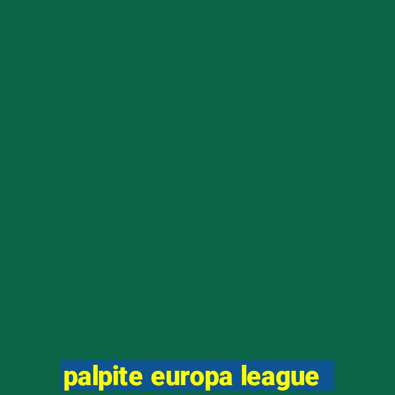 palpite europa league