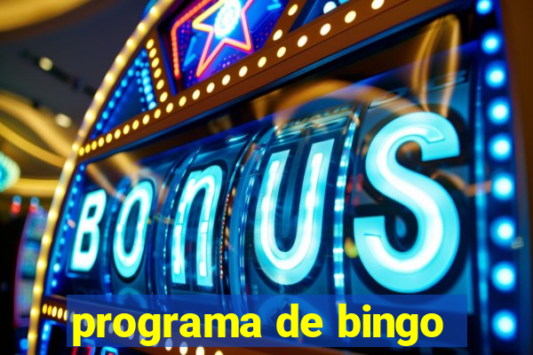 programa de bingo