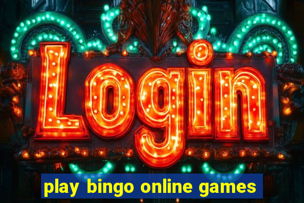 play bingo online games