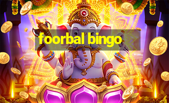 foorbal bingo