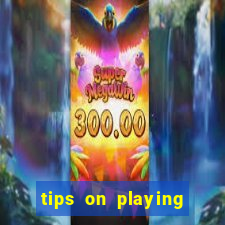 tips on playing slot machines