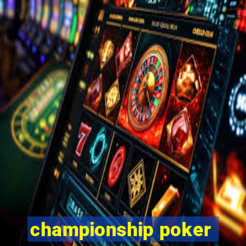 championship poker