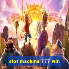 slot machine 777 win