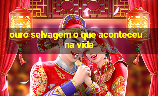 ouro selvagem o que aconteceu na vida