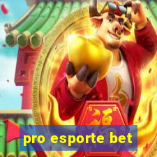 pro esporte bet