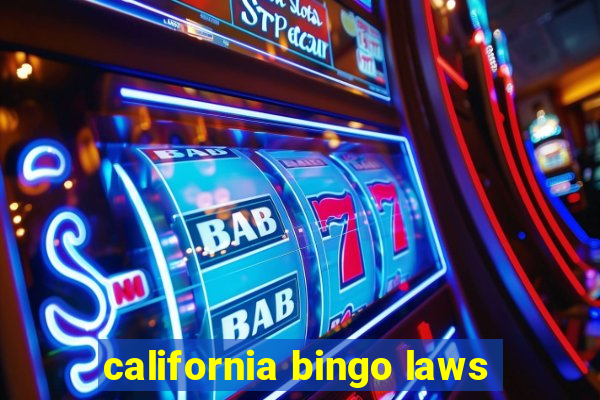 california bingo laws